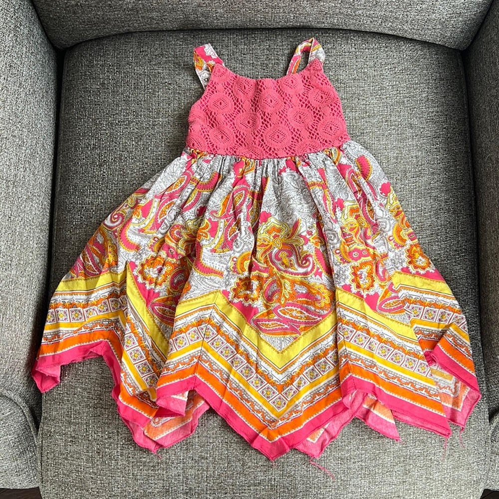 🎄🎄 Blueberi Boulevard Bandana Flowy Dress